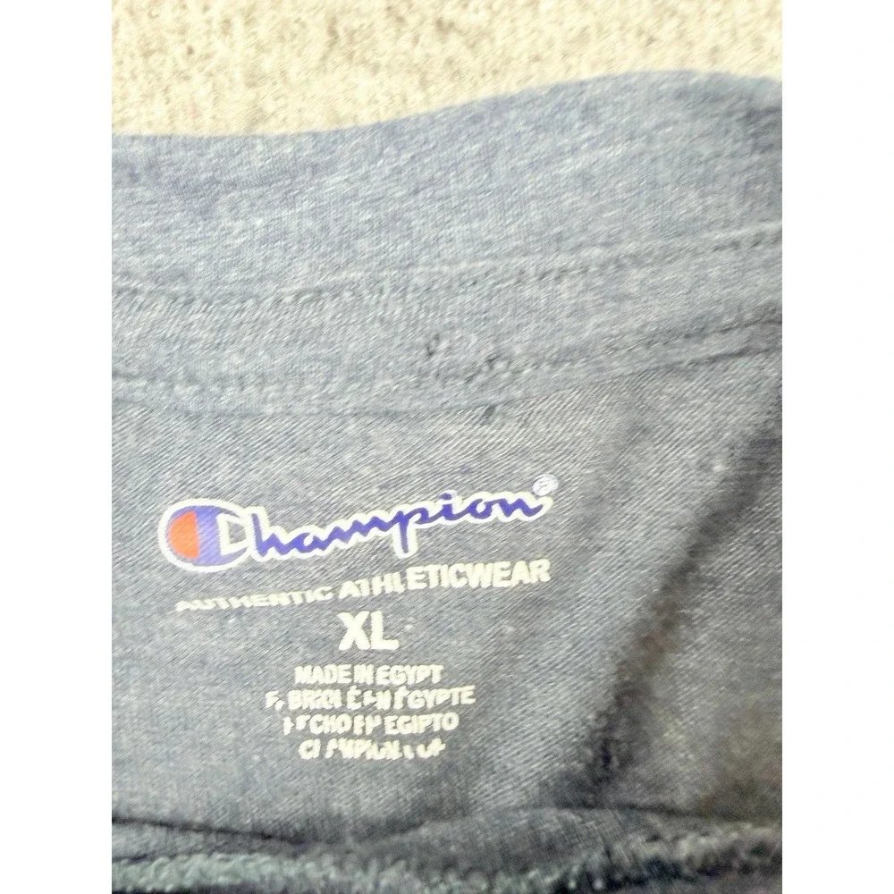 Champion Men's Classic‎ Jersey T-Shirt Oxford Gray NWT XL Logo Short Sleeve - Picture 3 of 8